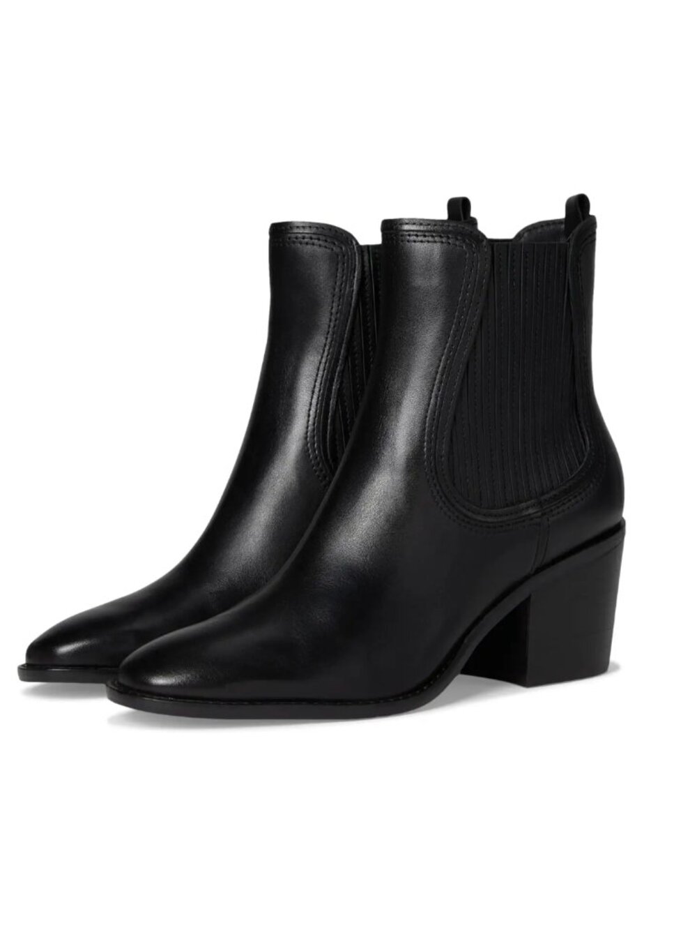 Cole Haan Janelle Chelsea Booties Black Leather Size 7 NWT